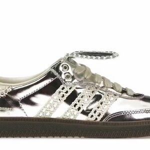 adidas Women's Metallic Silver Sneakers